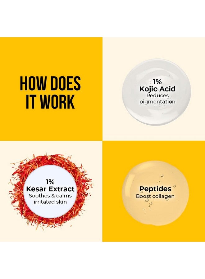 Dr. Sheth's Kesar & Kojic Acid Lip Balm|Reduces Lip Pigmentation|SPF 50+ PA+++|24H Moisturization|Non Sticky|Lightweight|For Dark,Dry,Flaky Lips|Natural Oils & Butters|All Genders|10g,Yellow pack of 1 - Image 4