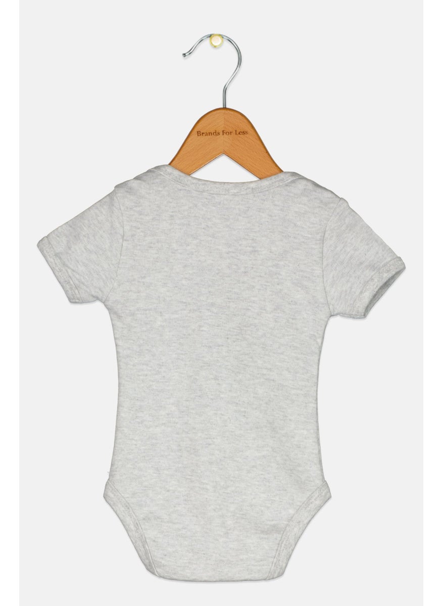 Disney Toddlers Boy Long Sleeve Graphic Print Bodysuit, Grey  - Image 2