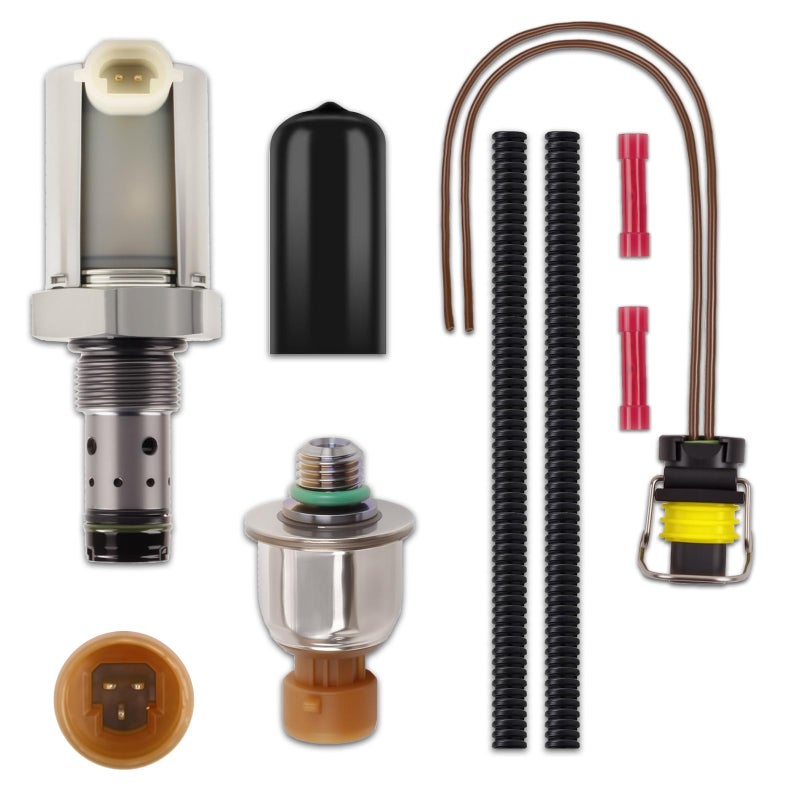 Pnkauto New Upgrade 60 IPR Valve Injector Pressure Regulator and ICP Control Sensor Kit Compatible with 20052007 F250 F350 F450 F550 Super Duty 20052010 E350 E450 Replace 5C3Z9C968CA 4C3Z9F838A - Image 2
