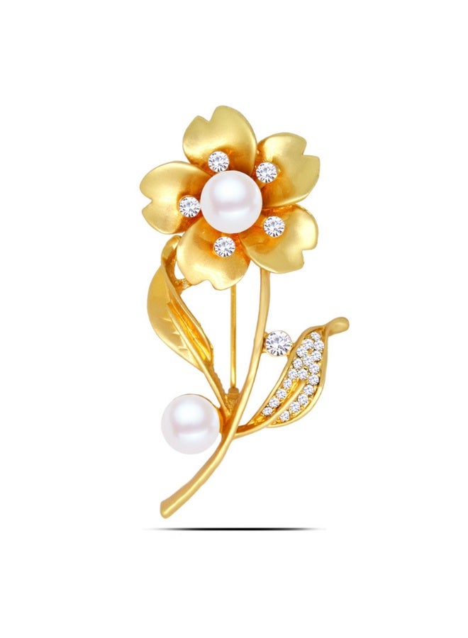 KUYING Fashionable And Elegant Charm Pearl Brooch 