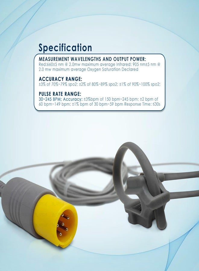 OTICA Original Spo2 Probe for CMS5100,CMS8000 (Pediatric/Neonatal) - Image 5