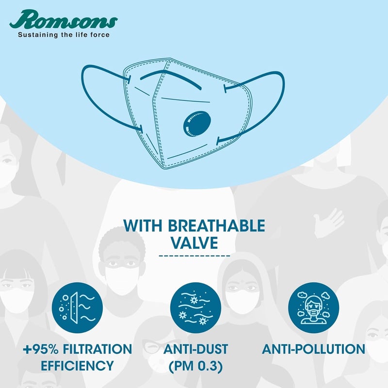 Romsons PM0.3 Nanofiber Anti-Pollution Mask - Image 4