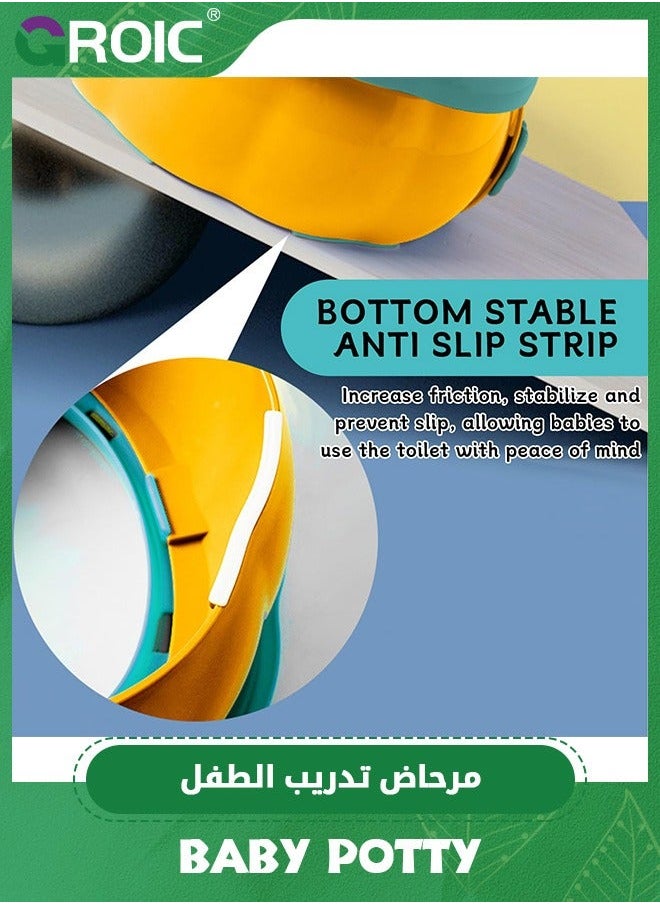 GROIC Portable Baby Toilet,Travel Potty,Bottomless Potty with 20 Disposable Liners,Kids Chair Cover,Portable Car Storage Bag  - Image 5