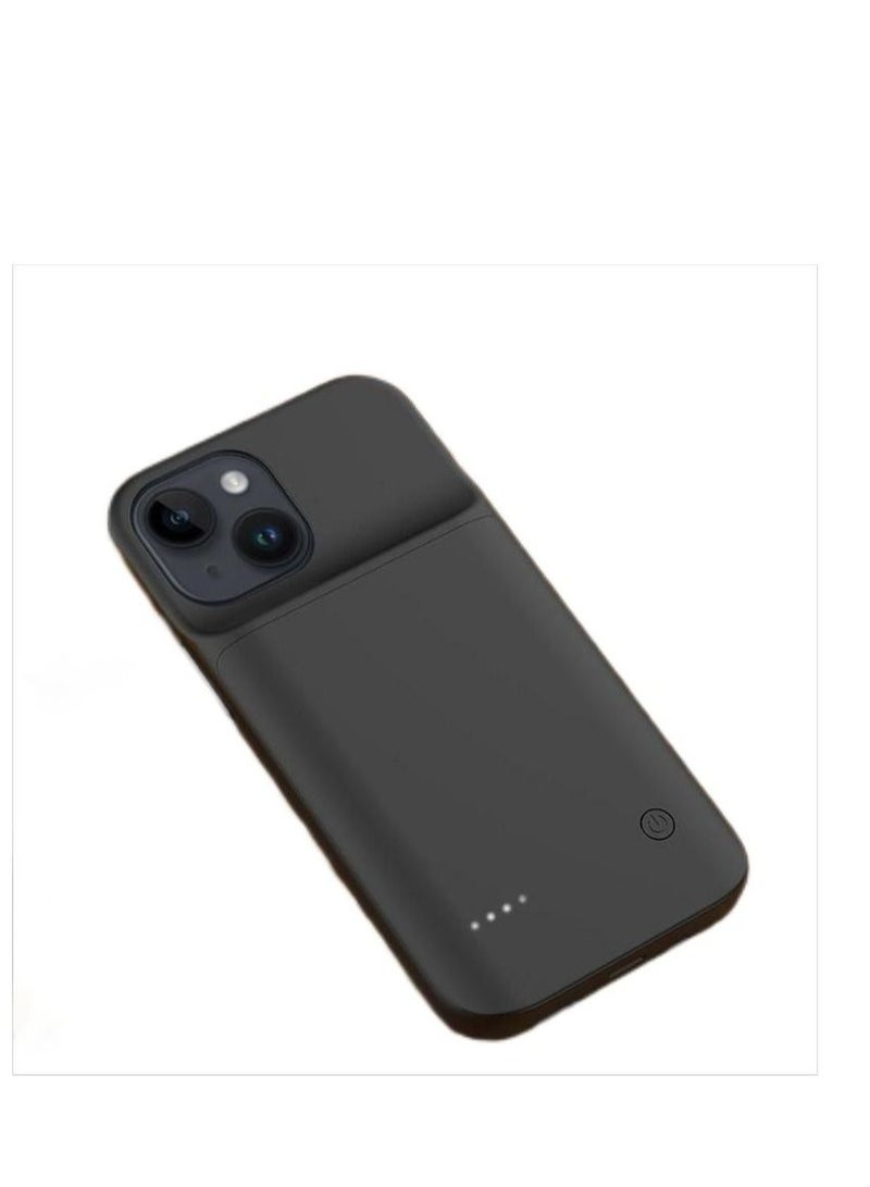 GULFLINK Wireless Protective Charging Case Cover For iphone 14 6800mah Black - Image 1
