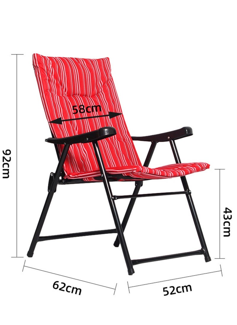 CityRiya-Long Camping Chair Folding Chair for Trip & Camping Foldable Beach Chair Portable Fishing Chair Lightweight Camping Backpacking Chair Comfort Chairs for Outdoor, Camping, Picnic, Hiking  - Image 5