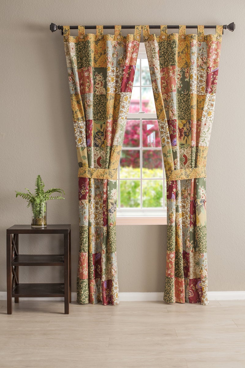 جرينلاند هوم Greenland Home Antique Chic أصيلة لوحة الستار مجموعة 84 × 84 بوصة تشمل اثنين (2) 42 W × 84 لتر - Image 5