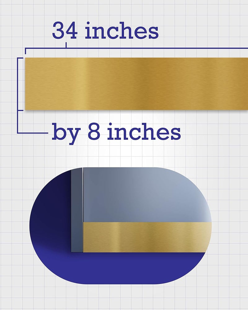 HARDWARE ESSENTIALS 852750 Magnetic Kick Plate-Aluminum-Bright Finish 8 x 34 - Image 3