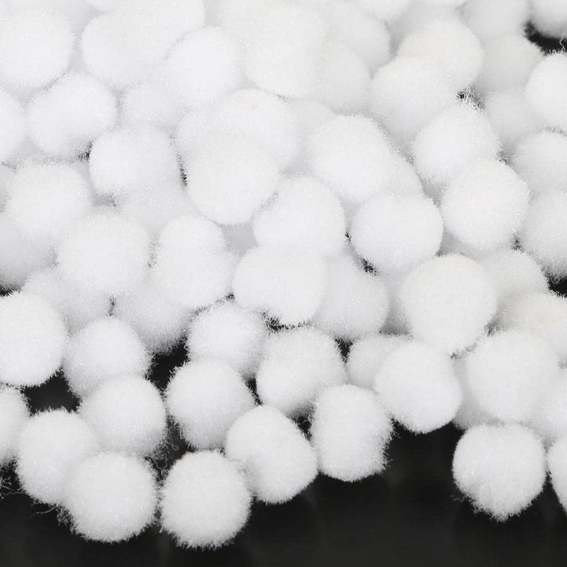 morel MOREL WHITE YELLOW GREEN ORANGE PINK MERUN RED POM POM BALLS 20 MM, USED IN JEWELLERY & TORAN MAKING, MACRAME ART & CRAFT , DECORATIONS, BAG, DRESSES, SCHOOL PROJECTS, CHRISTMAS, DIY, ETC TOTAL - 350.  - Image 2
