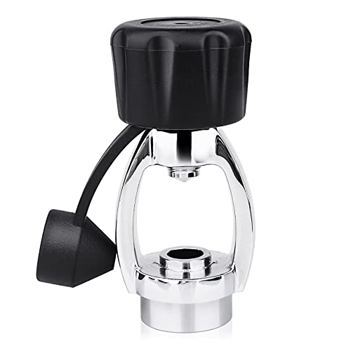 Dawitrly 250Bar 3500PSI ChromePlated Brass DIN Regulator to Yoke Converter First Stage Adapter with Dust Cap for Scuba Diving Tank Regulator Parts - Image 1