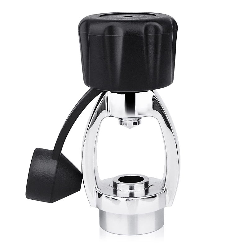Dawitrly 250Bar 3500PSI ChromePlated Brass DIN Regulator to Yoke Converter First Stage Adapter with Dust Cap for Scuba Diving Tank Regulator Parts - Image 2