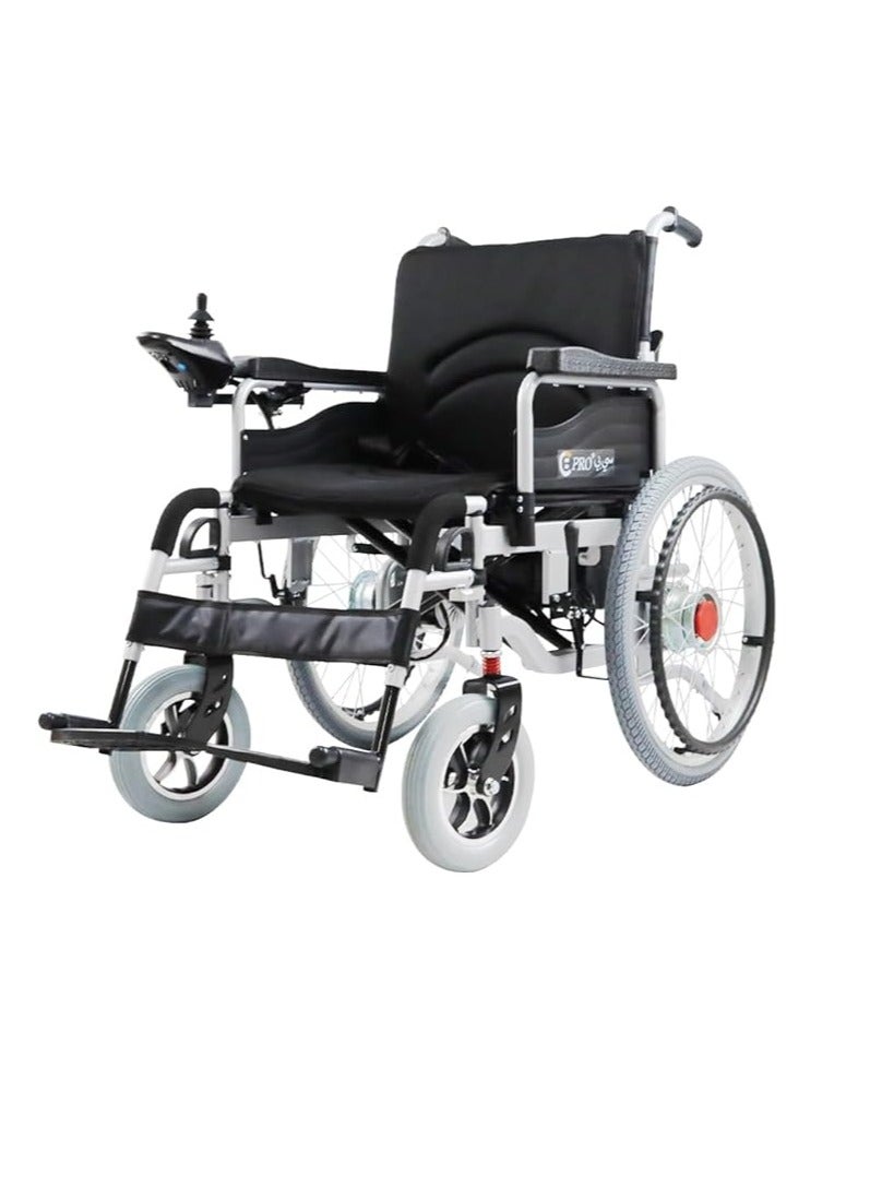 Cool Baby COOLBABY Portable Adult Electric Wheelchair Folding Special Mobility Wheelchairs Equipped with 52cm Widen Seat  - Image 1