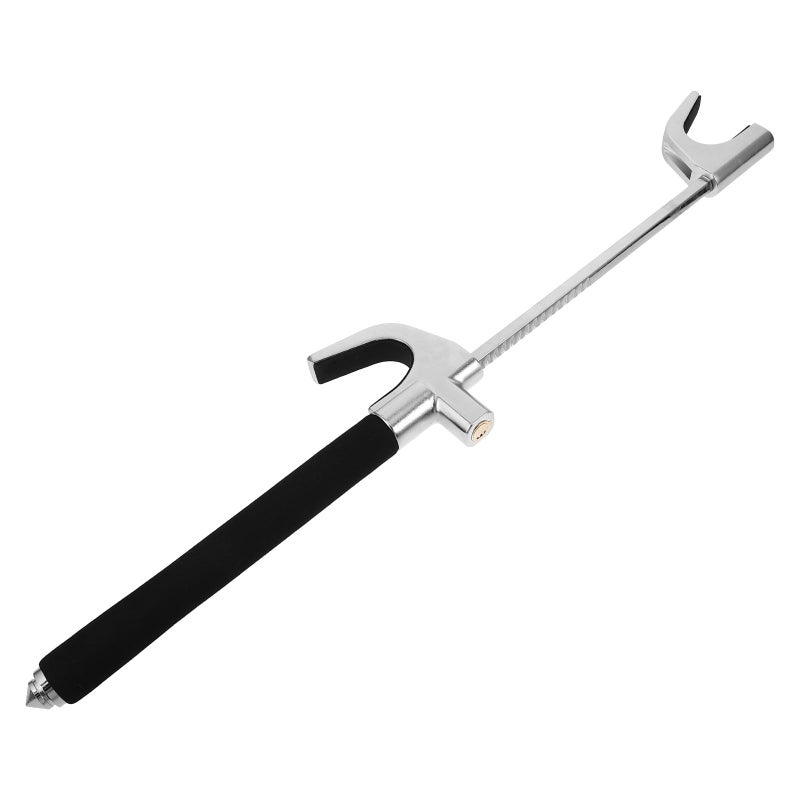 Adjustable U Shaped Steering Wheel Lock Anti Theft Retractable Car Security Device - Image 2