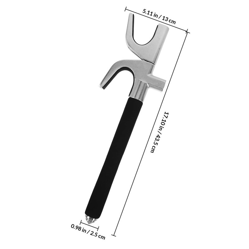 Adjustable U Shaped Steering Wheel Lock Anti Theft Retractable Car Security Device - Image 3