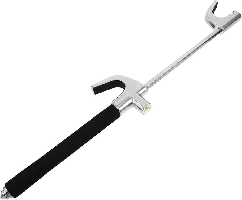 Adjustable U Shaped Steering Wheel Lock Anti Theft Retractable Car Security Device - Image 1