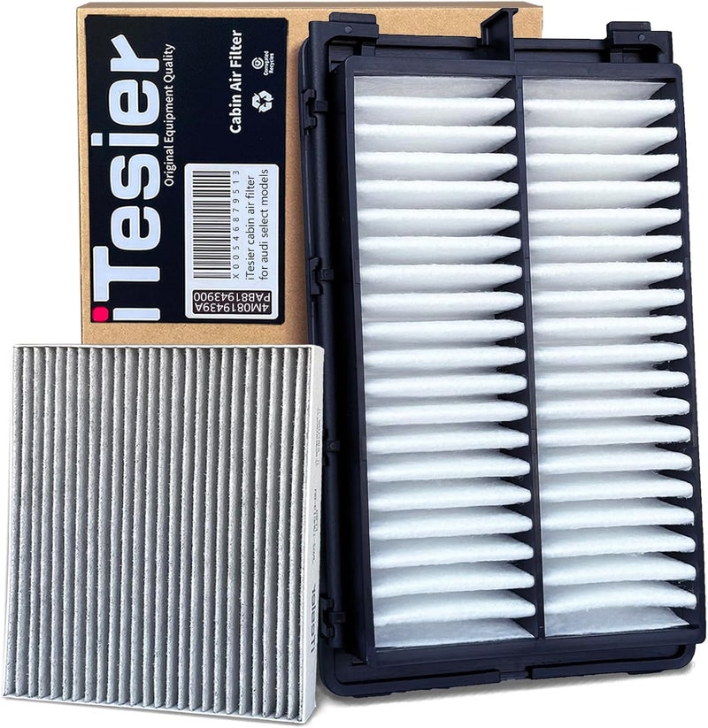 ITESIER Engine Cabin Air Filter Kit for Tucson, Sportage, Santa Fe, Santa Cruz, Sorento (2021-2025) - Image 1