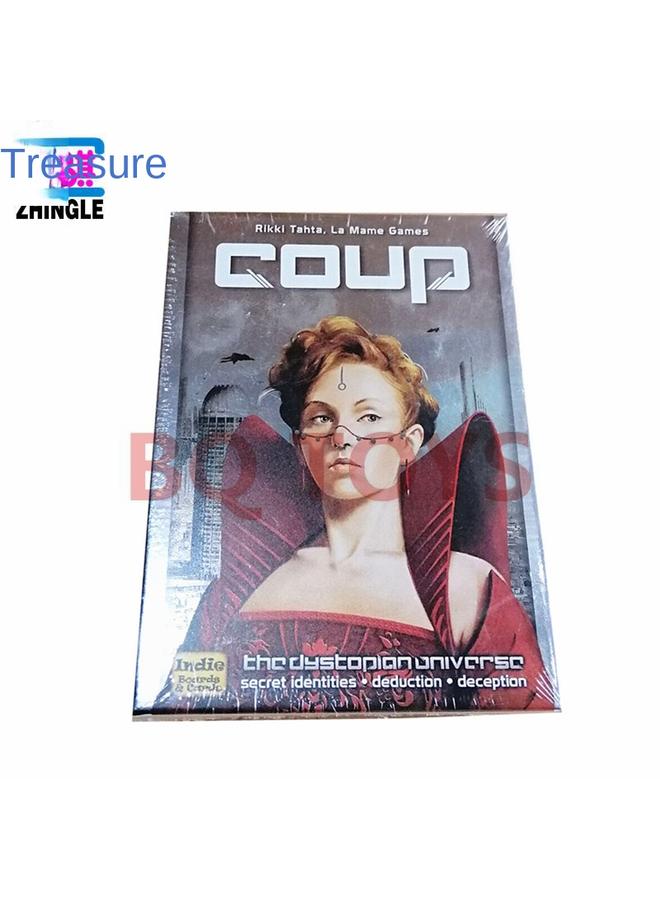 Bluejw English Table Game Card English Coup Game Toys 2-6 English Leisure Entertainment Table Game Card - Image 2