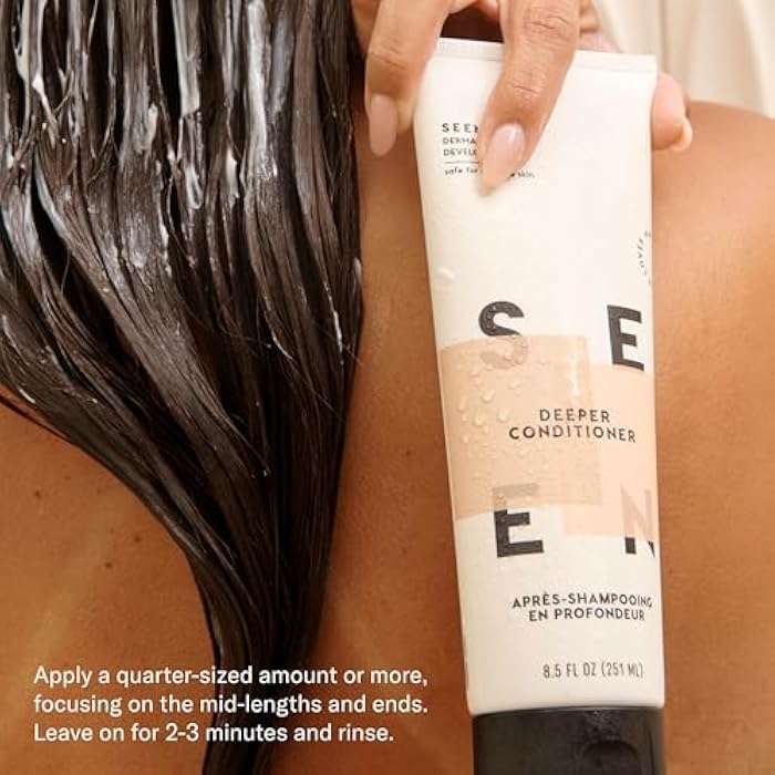 SEEN Deeper Conditioner, Scented- Non-Comedogenic Hair Deeper Conditioner- Dermatologist-Developed - Safe for Sensitive, Eczema & Acne Prone Skin - Image 5