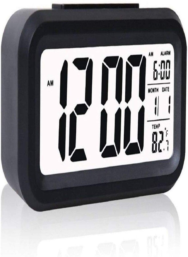Hocimit Digital Alarm Clock Table Clock for Students, Home, Office, Corporate with Automatic Sensor, Date & Temperature (Multicolor) - Image 1
