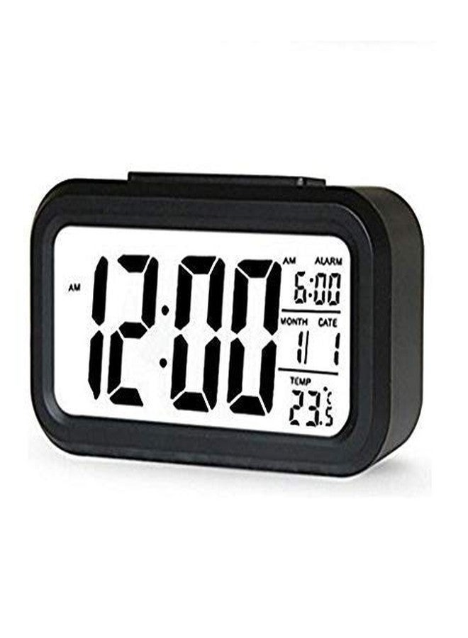 Hocimit Digital Alarm Clock Table Clock for Students, Home, Office, Corporate with Automatic Sensor, Date & Temperature (Multicolor) - Image 3