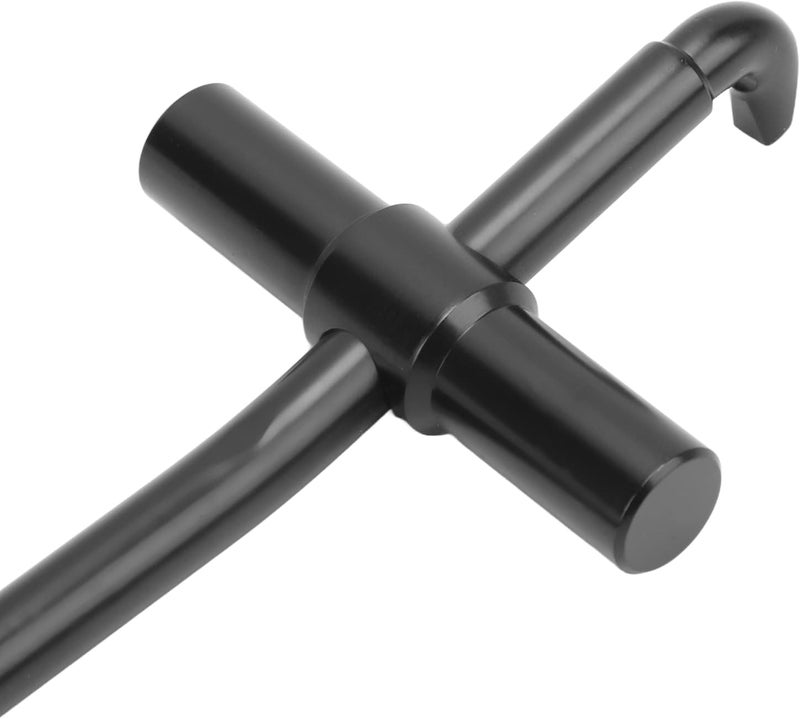 Gulf climate tested upgraded quality Tbest Professional Heavy Duty Oil Seal Puller Tool with Long Handle for Motorcycle Automotive Mechanics Black Metal 245 x 70mm Foldable - Image 4