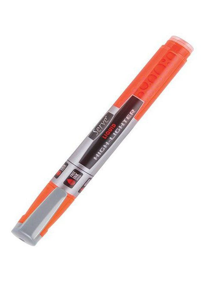 Serve Liquid Highlighter Pen-Orange 