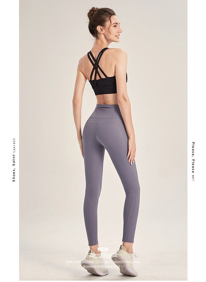Solid Stretch Yogo Pants Grey