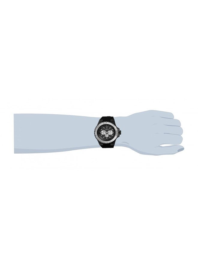 Invicta Men's Aviator 33033 Quartz Watch, Black, Quartz Movement - Image 3