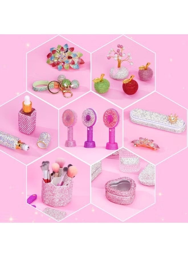ATRJSZ 48000Pcs Resin Jelly Rhinestones Flatback 3mm,Multicolor Bedazzling Gems for Nail Art, Diamond Painting,Abaya,PhoneCase,Decoration Bedazzler Kit with 3x10ml Glue - Image 4