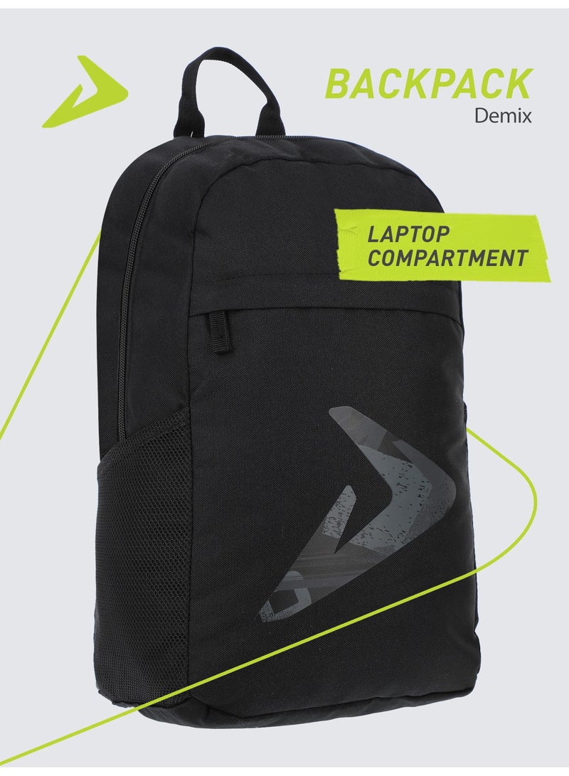 Demix Teen Backpack â€“ Durable School & Sports Backpack with Laptop Pocket, Water-Repellent Material & Reflective Straps - Image 2