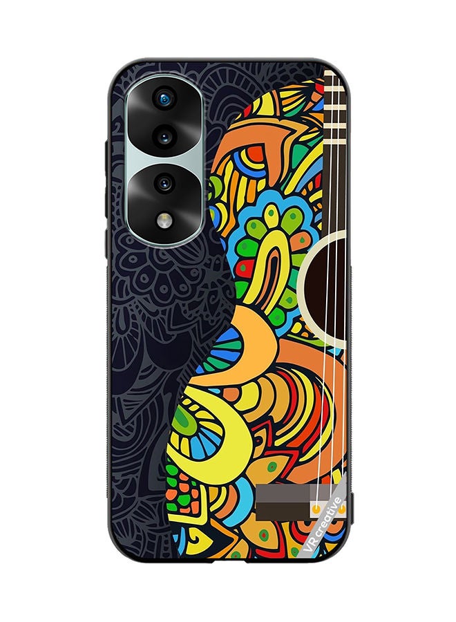 VR CREATIVE Protective Case Cover For Honor 70 Pro Colorful Gittar Design Multicolour - Image 1