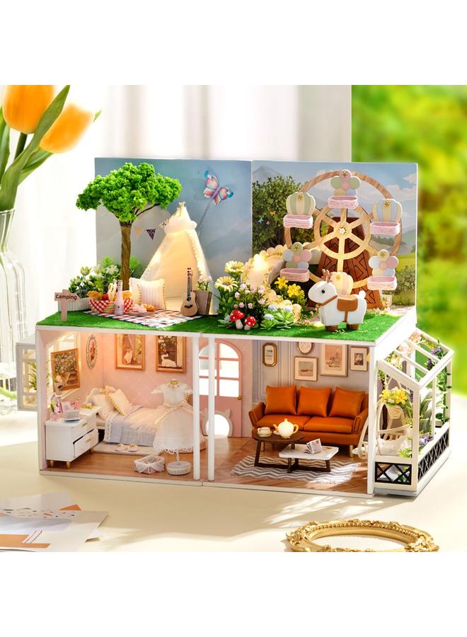 Bluejw Hand-assembled Wooden Diy Cabin My Small Scene Miniature Coffee Shop Ice Cream Shop Model Girl's Best Friend - Image 2
