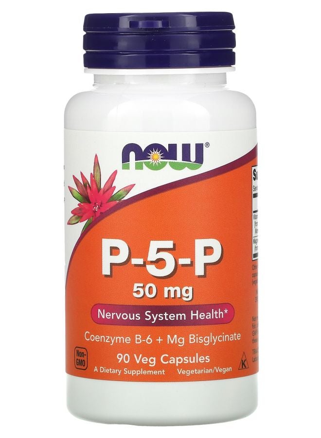 now P-5-P 50 mg 90 Veg Capsules