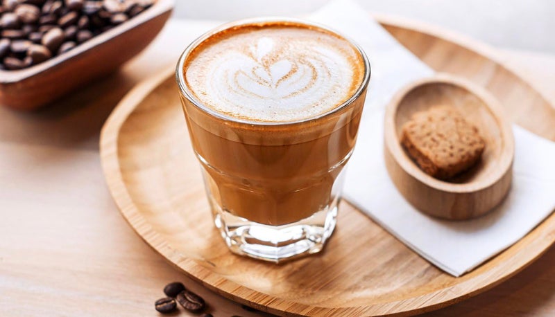 Necessia Heat-Treated Tempered Rim Cortado/Espresso/Gibraltar Glasses, Set of 4, 4.5 oz - Image 2