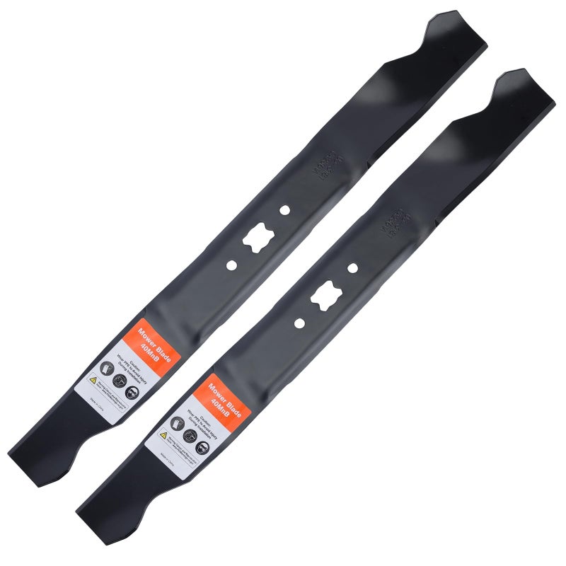 Grasscool 942-0741A Mulching Blades for Troy Bilt 21 inch Deck Mower TB110 TB230 TB240 TB130 TB210 TB320 TB220 TB280ES 21" Walk Behind Push Mower Replace 742-0741A 942-0741 - Image 1
