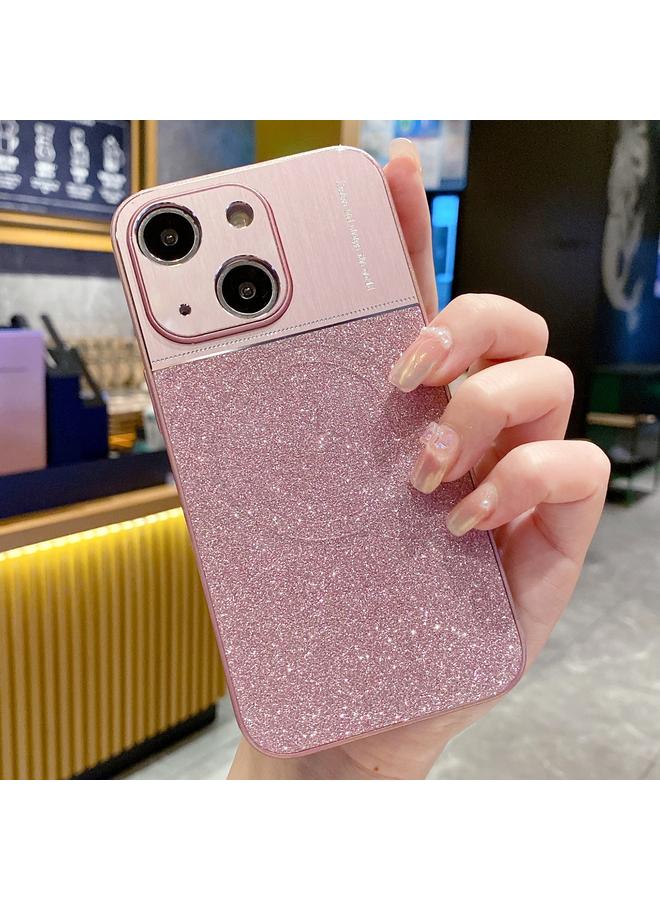 S-TOP Case For iPhone 14 Plus Magsafe Magnetic Metallic Glitter Powder Shockproof Phone Case - Image 1