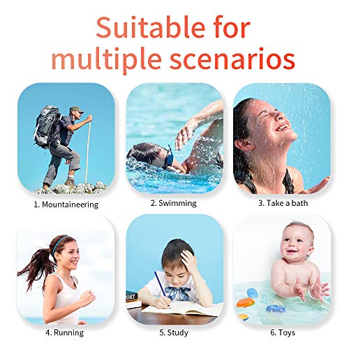 CYBORIS Small Portable Bluetooth Speaker, Portable Shower Speakers IPX7 Waterproof Wireless Floating Pool Mini Outdoor Speakers Handsfree with Built-in Mic for Hot Tub, Swimming, Beach, Boating - Image 4
