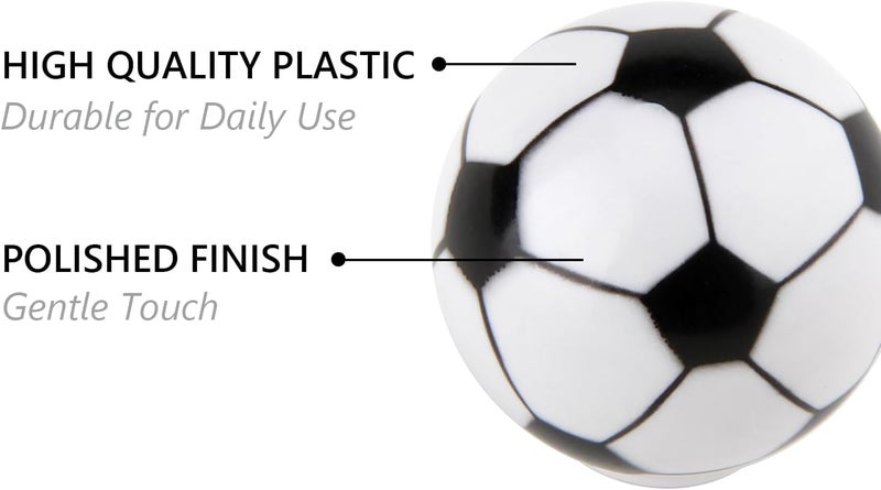 Silverline K0003-S Cabinet Hardware Dresser Drawer Knob Soccer Sports Wardrobe Handle Pulls, 25 Pack - Image 2