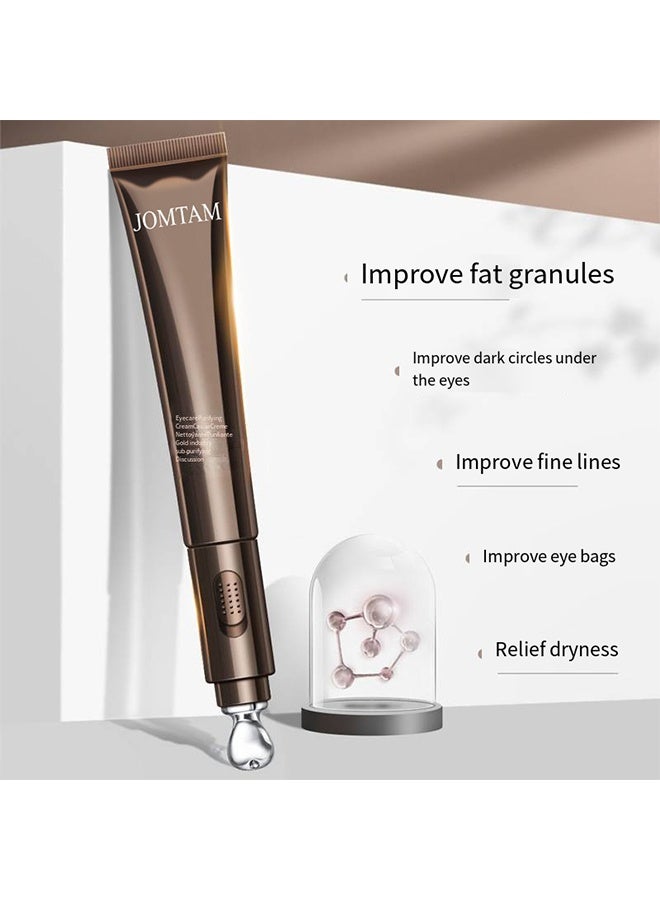 JOMTAM Eyecare Purifying Cream-Gold Caviar Electric Shock Eye Cream Hydrates And Improves Dark Circles 20ML - Image 2