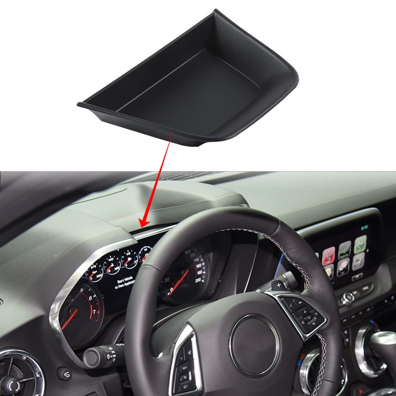 JeCar for Camaro Dash Tray Center Console Storage Organizer Compatible with Chevrolet Chevy Camaro 20162022 Interior Accessories