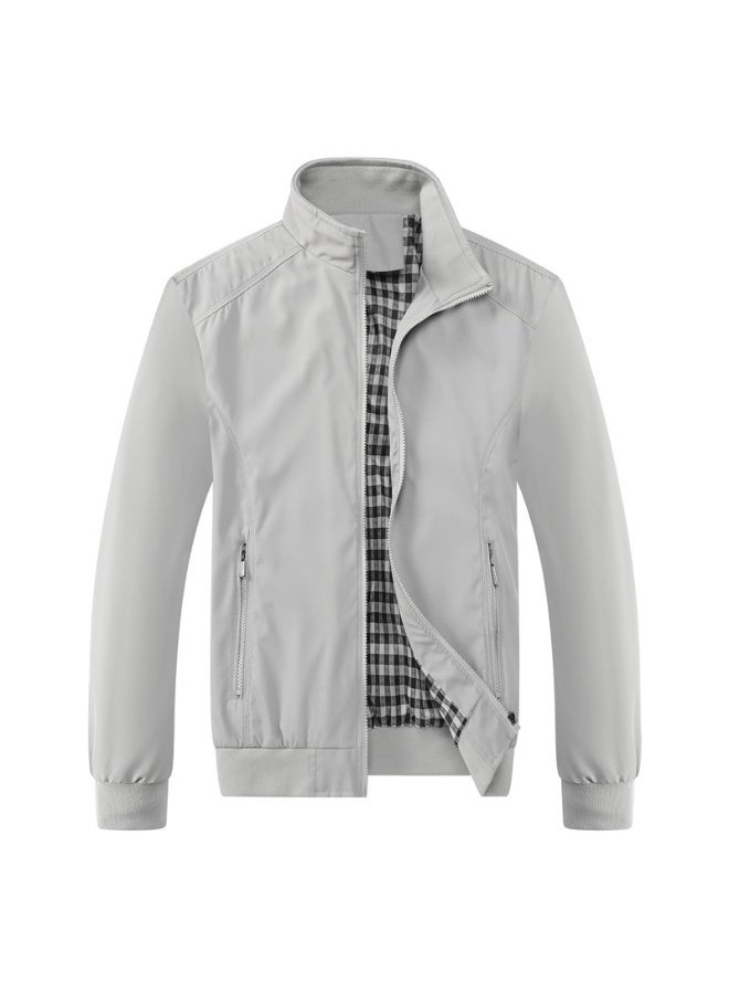 Men's Casualshell spring Autumn Business Style Slim  Jacket Zip Up Outdoor Recreation Coat - Image 1