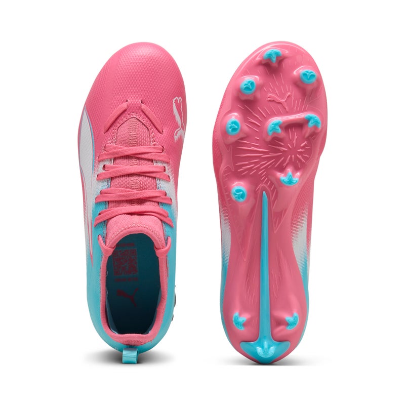 PUMA ULTRA 6 MATCH RE-CHARGE FG/AG Kids Unisex Multi Football Boots Youth - Image 4