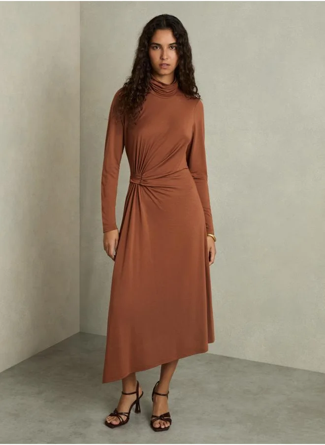 REISS Jersey Midi Dress
