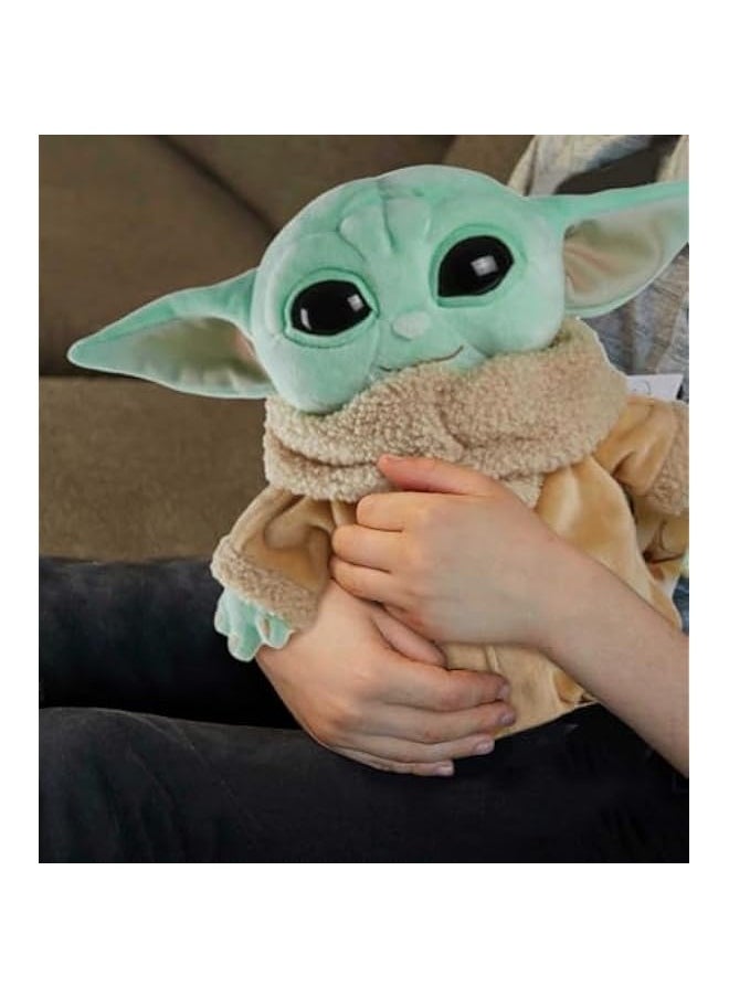 null - ​Star Wars Plush Toy, Grogu Soft Doll from The Mandalorian, 8-inch Figure, Collectible Stuffed Animals for Kids​​​ - Image 1