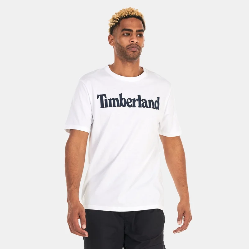 Timberland Men's Linear Logo Non-Ringer T-Shirt