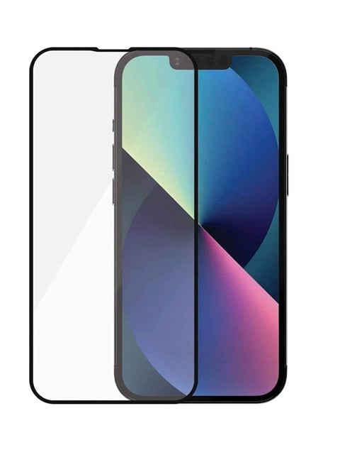 iPhone Series Black Frame Tempered Glass Shockproof Protection Screen Protector for iPhone Series (iphone 13 Pro Max