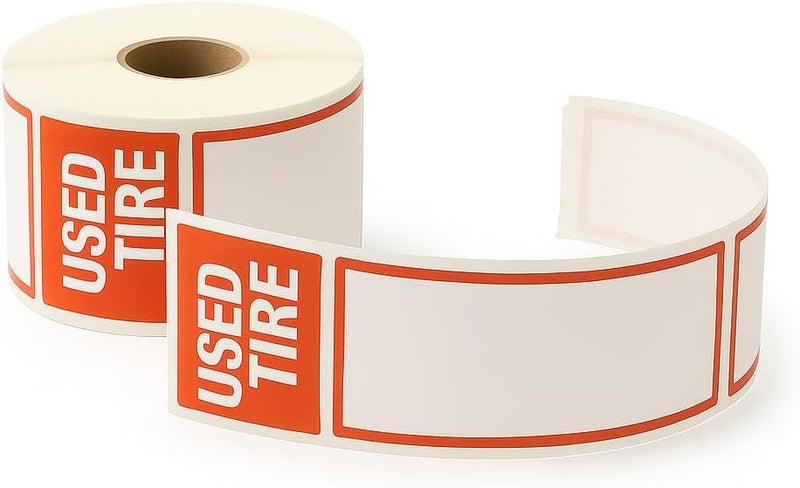 C-HORSE Used Tire Labels - 300 Adhesive Stickers for Inventory Management - Image 3