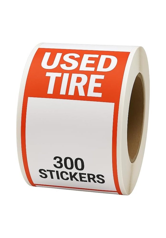 C-HORSE Used Tire Labels - 300 Adhesive Stickers for Inventory Management - Image 5