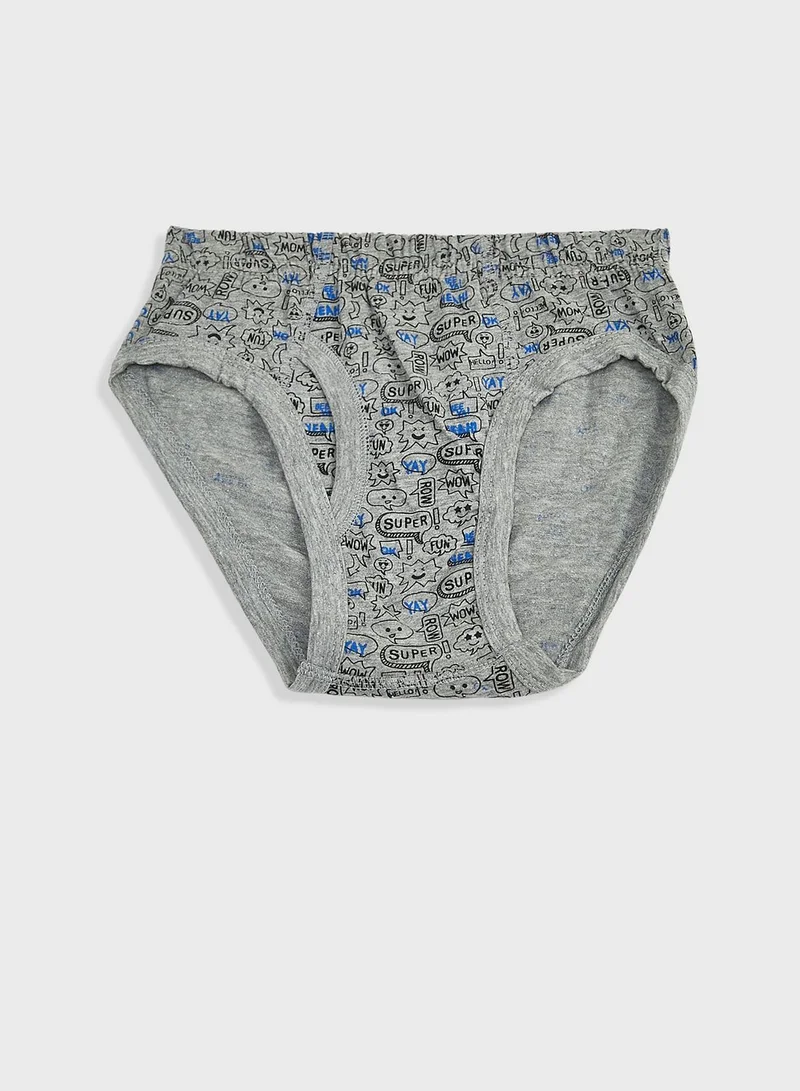 Pinata Pack Of 5 Printed Boys Brief