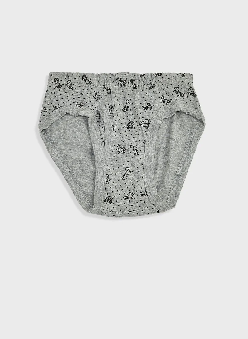 Pinata Pack Of 5 Printed Boys Brief