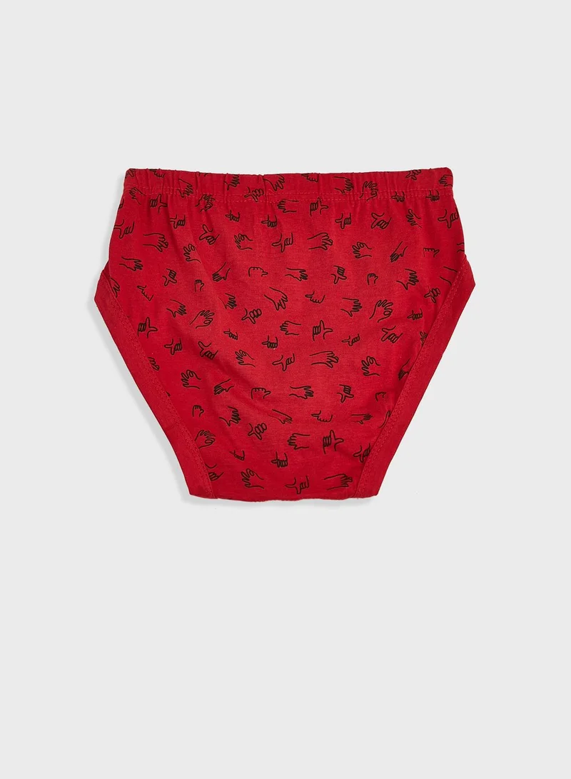 Pinata Pack Of 5 Printed Boys Brief